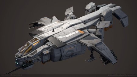Десантный космический корабль star citizen
