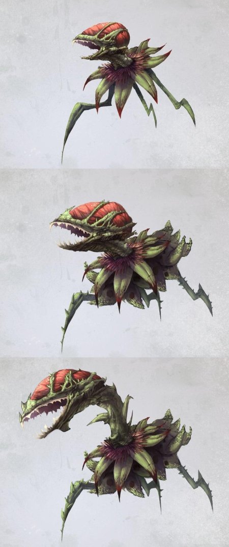 Венерина мухоловка арт монстр