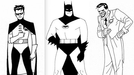 Batman animated series рисовка