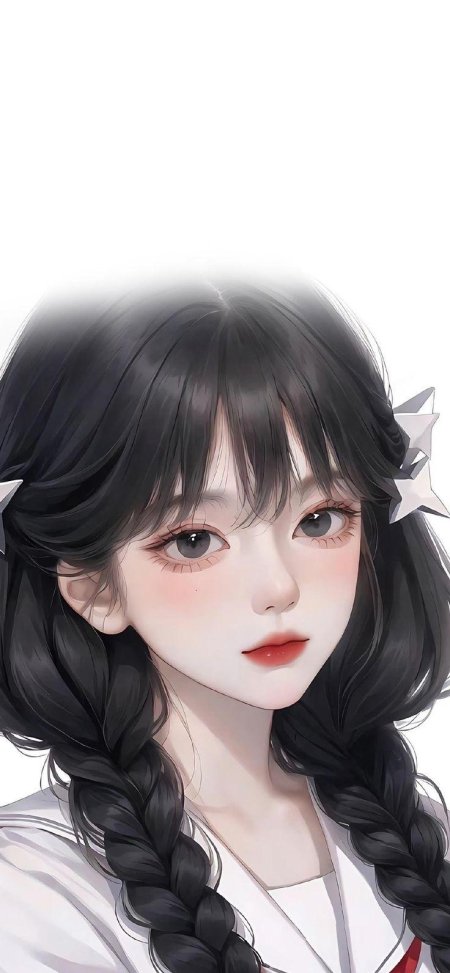 Красивая аниме девушка