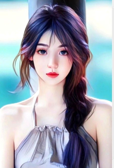 Аниме брюнетка