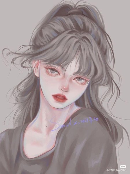 Аниме девушка красивая