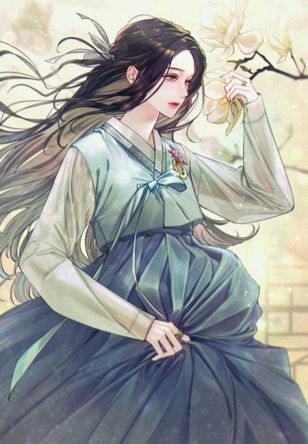 Красивая аниме девушка