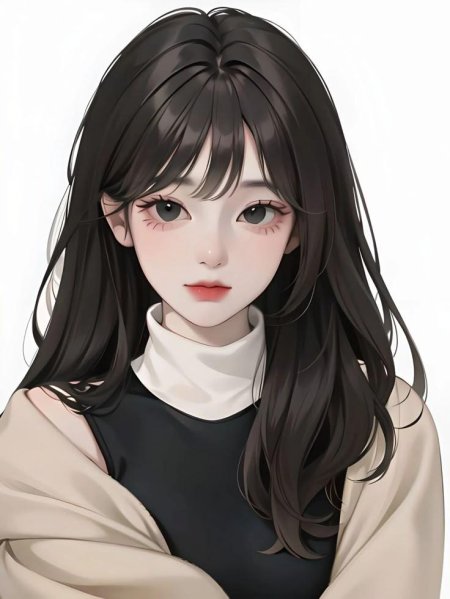 Милая аниме девушка