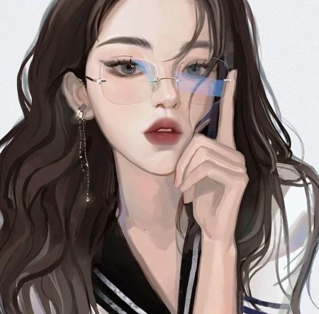 Милая аниме девушка