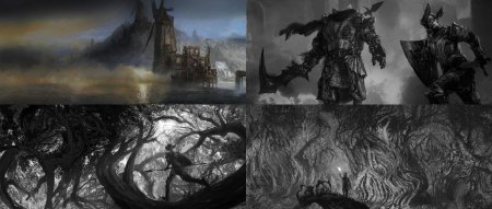 Концепт арт локации dark souls 3