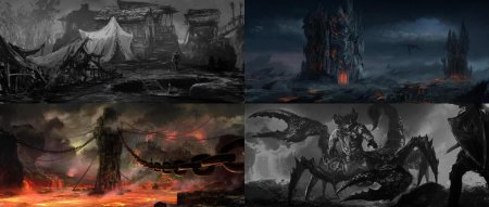 Dark souls концепт арт локации