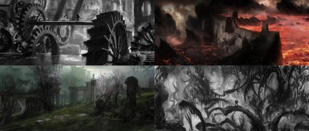 Concept art dark souls локации