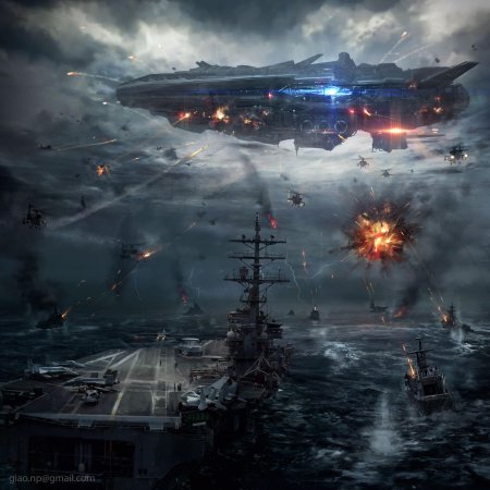 Battlefield naval strike