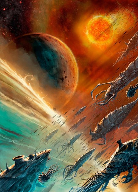 Тираниды вархаммер к в космосе