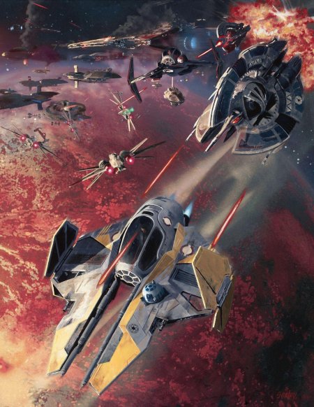 Бой кораблей звездные войны