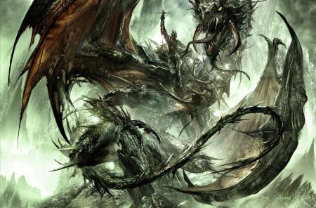 Дракон нежить арт