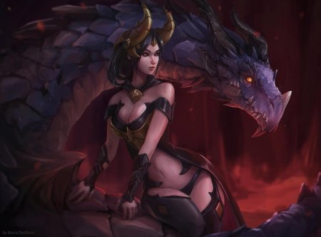 Драгон демон девушка