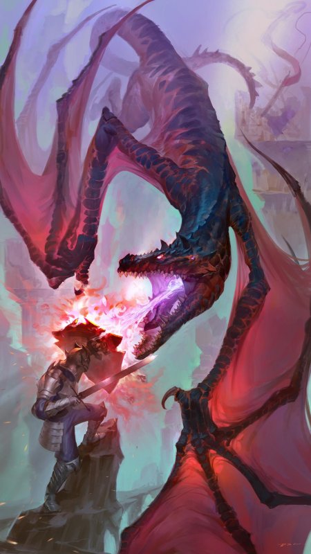 Арты драконов