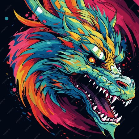 Дракон иллюстрация