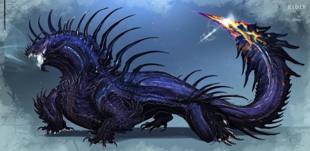 Бронированный дракон арт