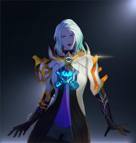 Оператор warframe art