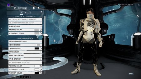 Warframe броня оператора