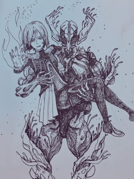 Warframe art нидус