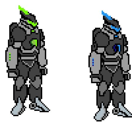 Пиксельные роботы