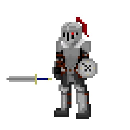 Рыцарь пиксель арт