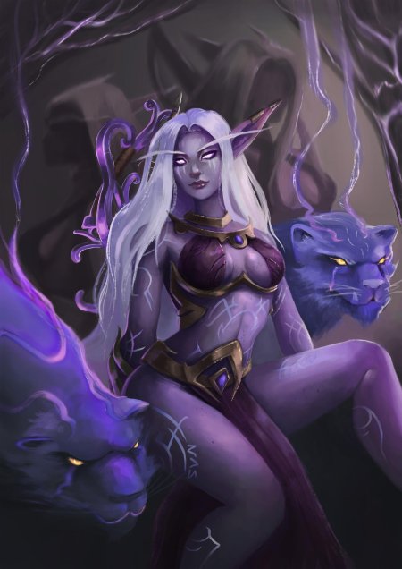 Ночнорожденные эльфы варкрафт