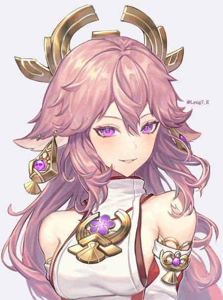 Яэ мико арт