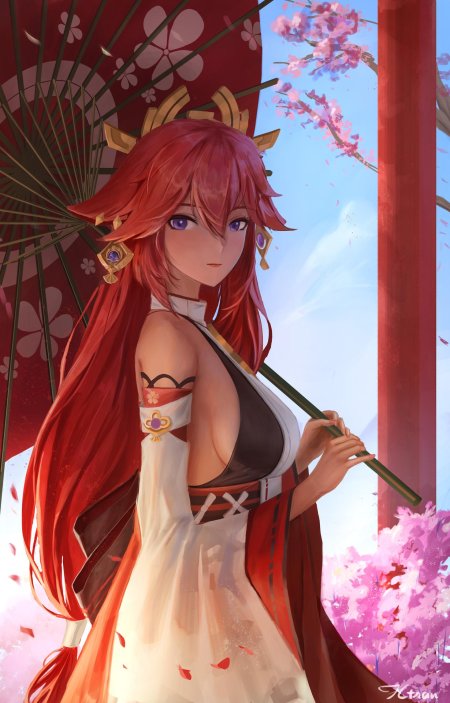 Яэ мико genshin impact