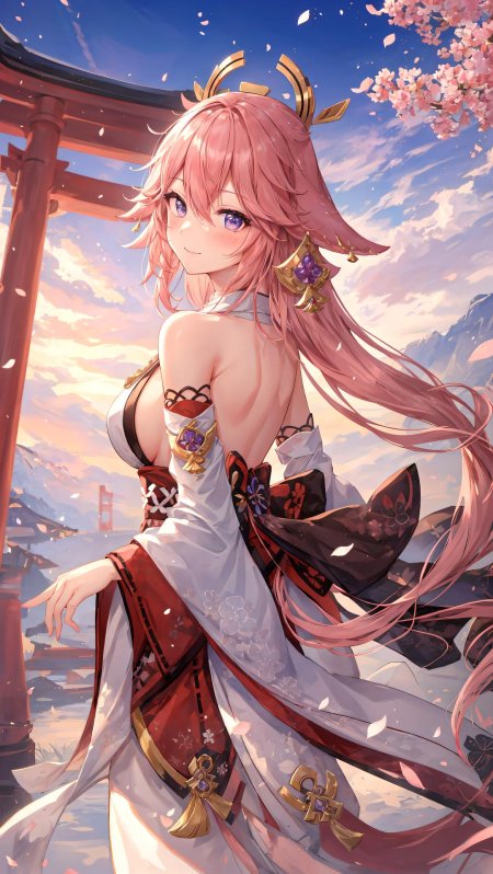 Аниме девушка красивая