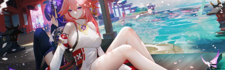 Райден и яэ мико геншин