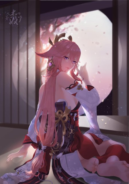 Яэ мико genshin impact