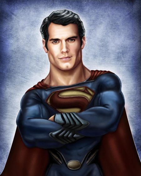 Шарж супермен