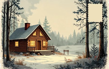 Зимняя избушка