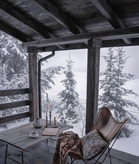 Зимний интерьер