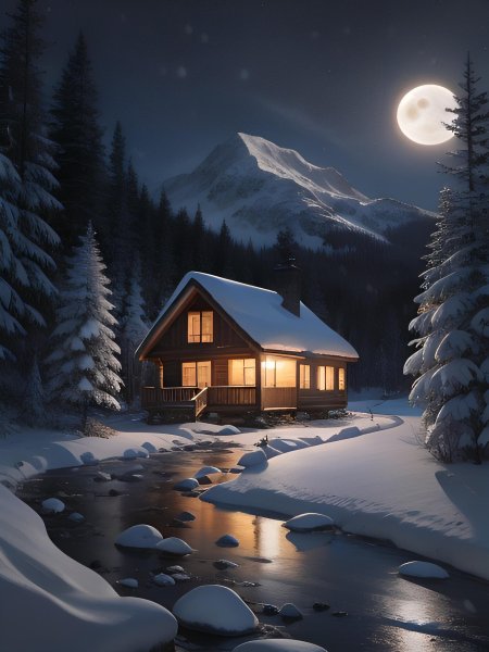 Пейзаж зимний