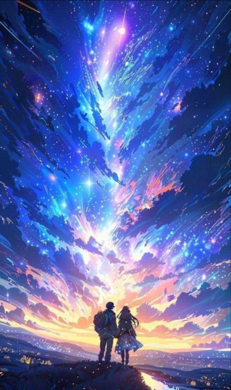 Пейзаж аниме