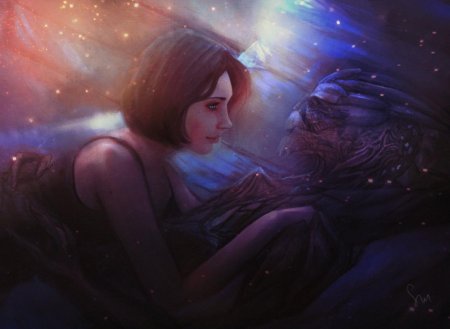 Гаррус и шепард любовь