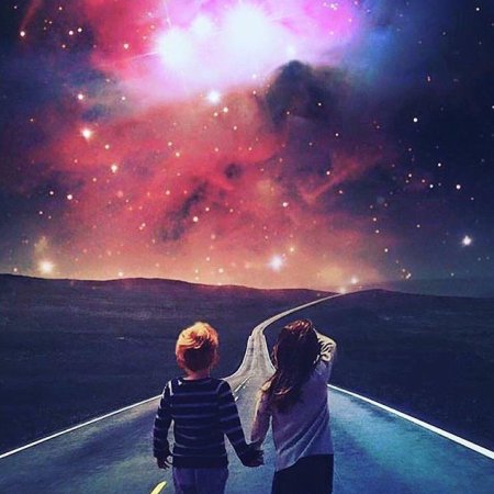 Ночное небо звезды