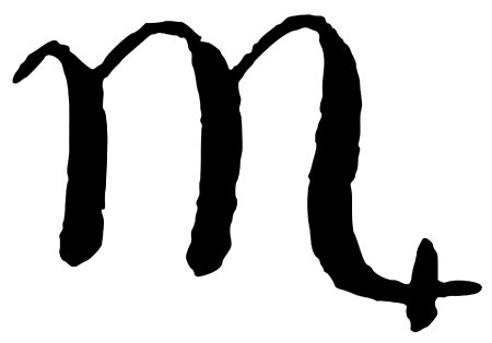 Знак скорпион