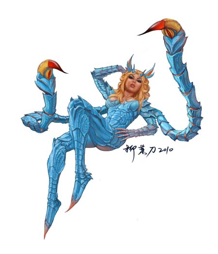 Девушка скорпион