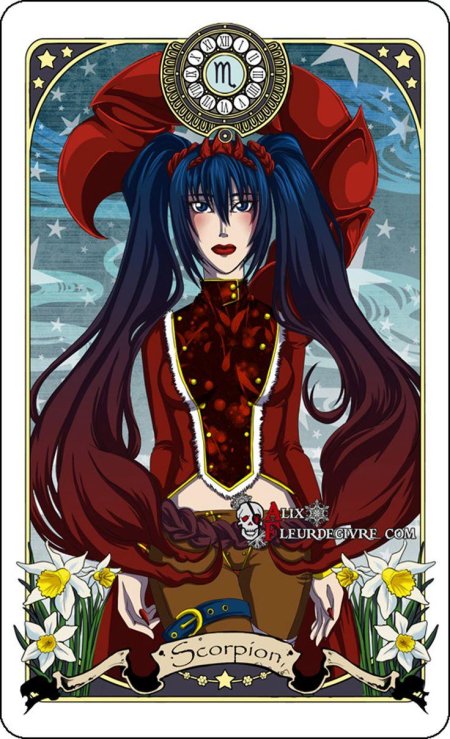 Аниме знаки зодиака скорпион