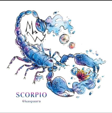 Картина скорпион