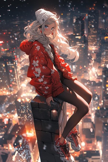 Красивая аниме девушка