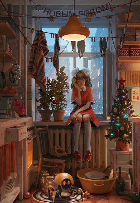 Иллюстрации новогодние