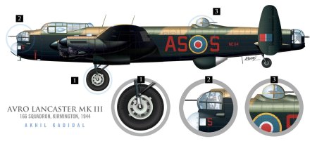 Avro lancaster чертежи
