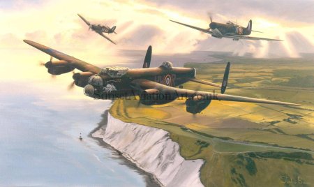 Авро ланкастер бомбардировщик