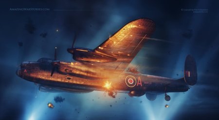 Ланкастер бомбардировщик арт