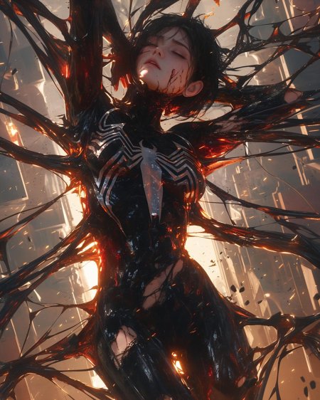 Веном девушка арт