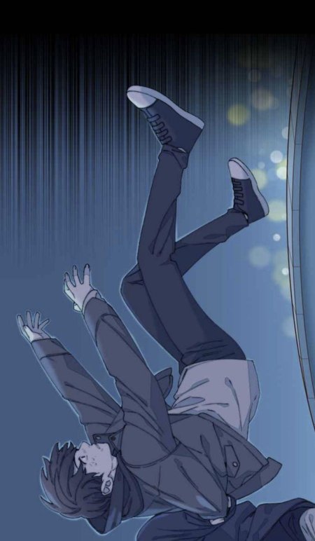 Аниме парень падает