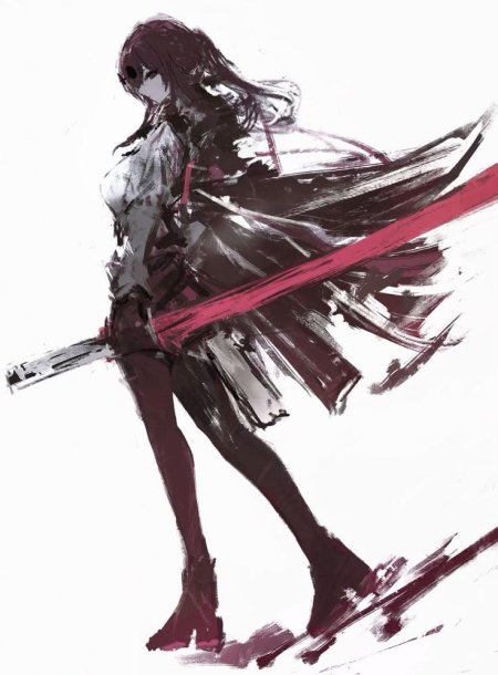 Рисунки девушек аниме